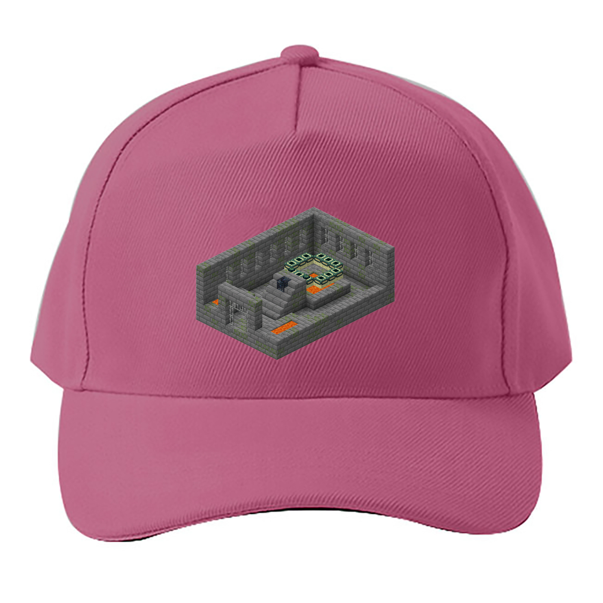 （画像用） マインクラフト ブロックの世界 Minecraft MC Block world ベースボールキャップ 綿100％ 男女兼用 帽子 スポーツ